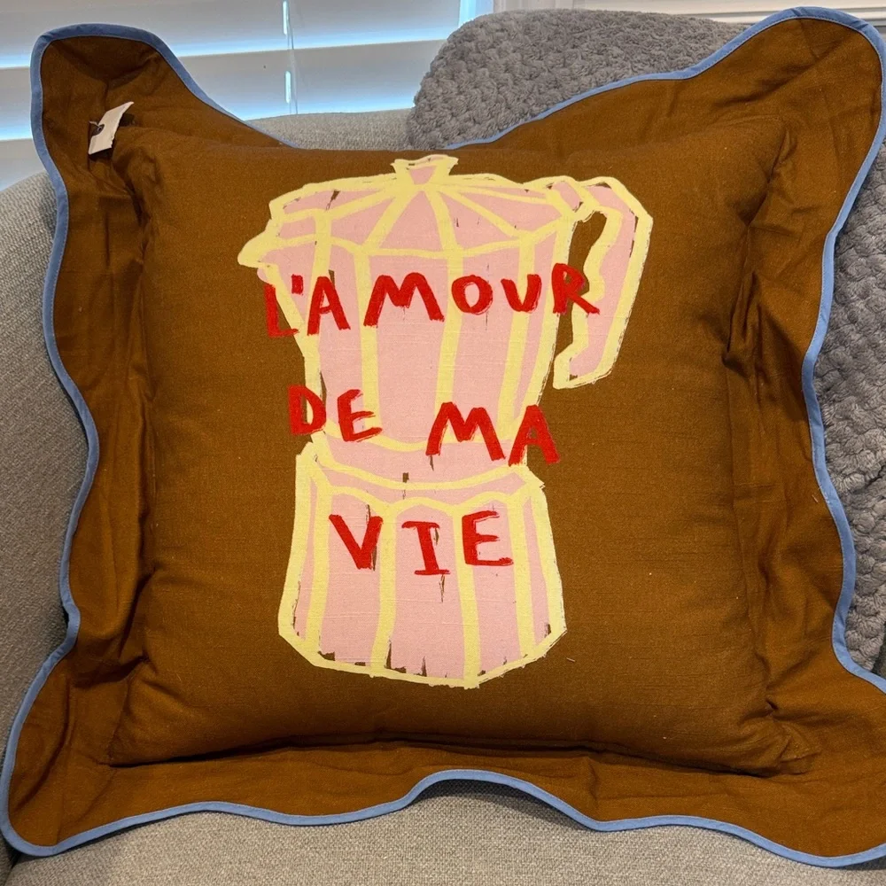 Anthropologie the love of my life coffee Design 21x21