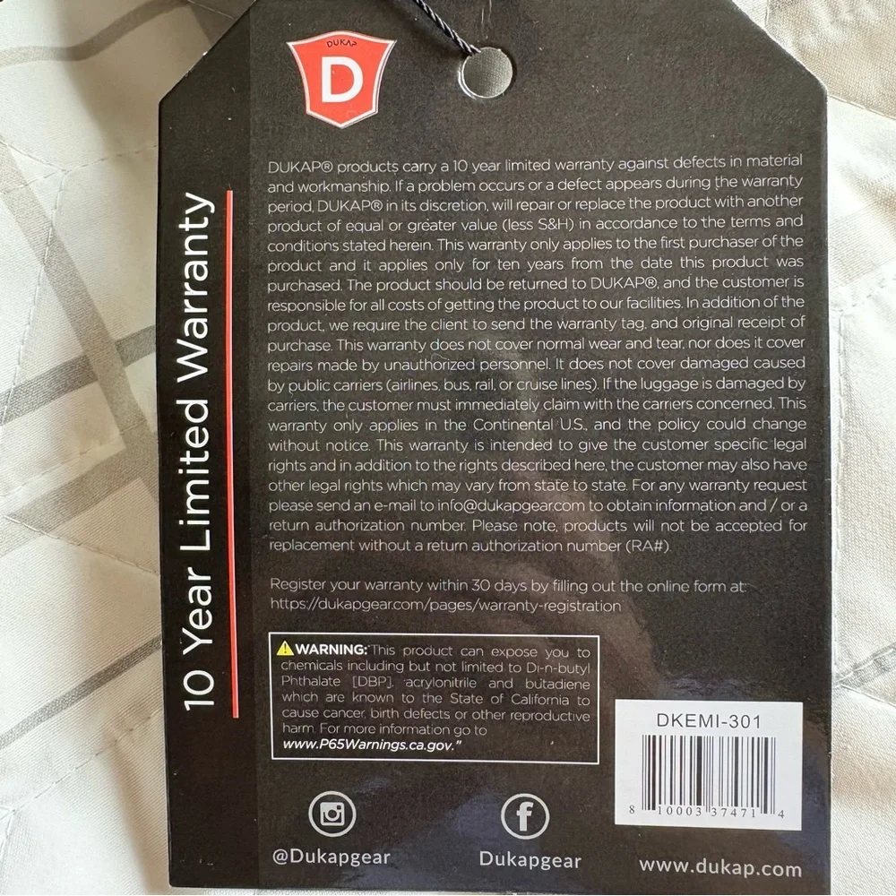Dukap *size 18