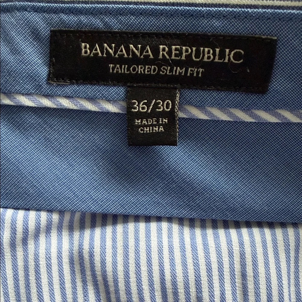 Banana Republic blue white