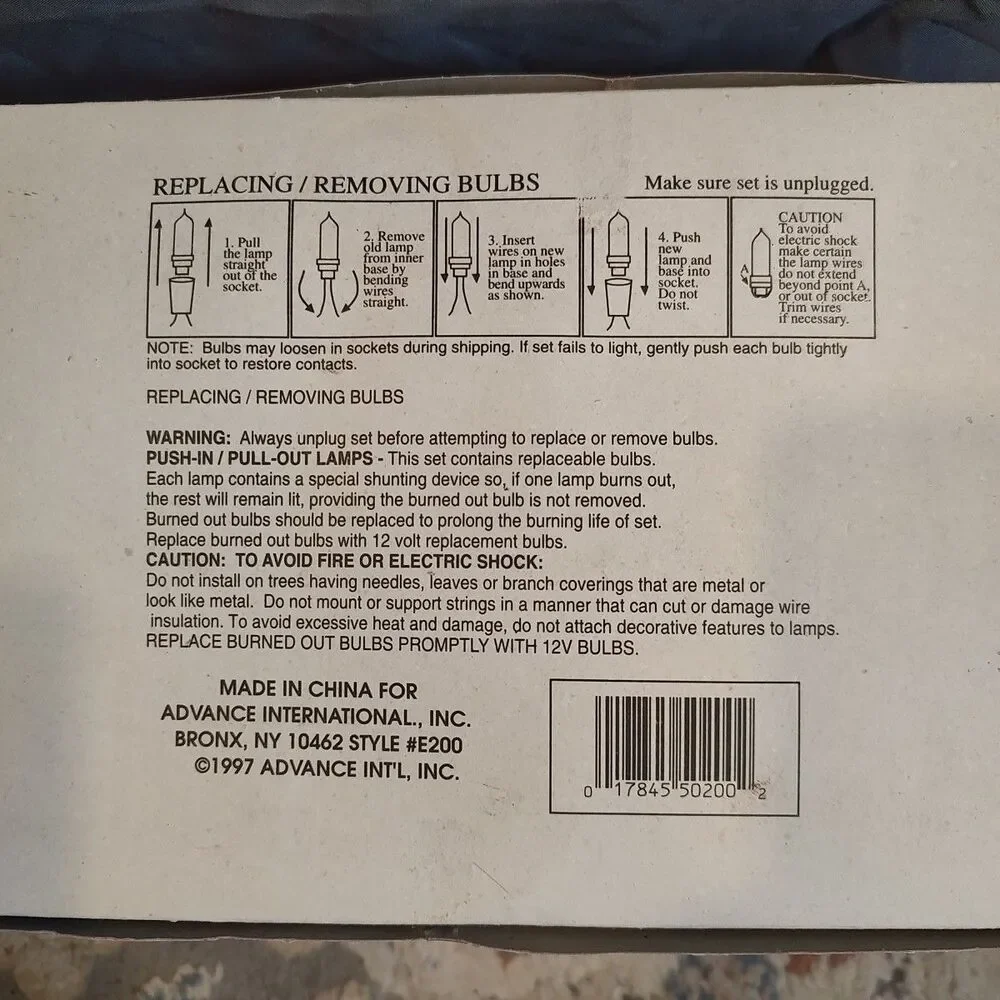 Advance International, Inc. vintage 97