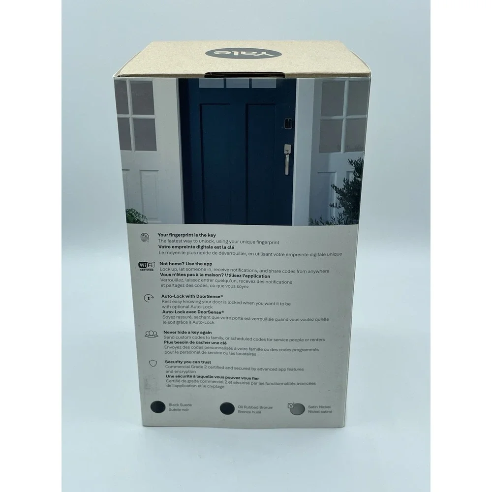 Yale Assure Lock 2 Plus Touch Wi-Fi Smart Satin Nickel YRD450-N-WF1, New-Sealed
