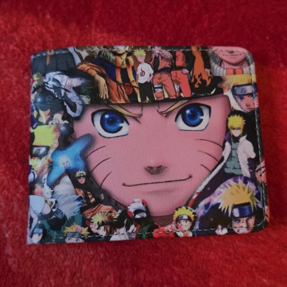 New Naruto anime manga leather wallet