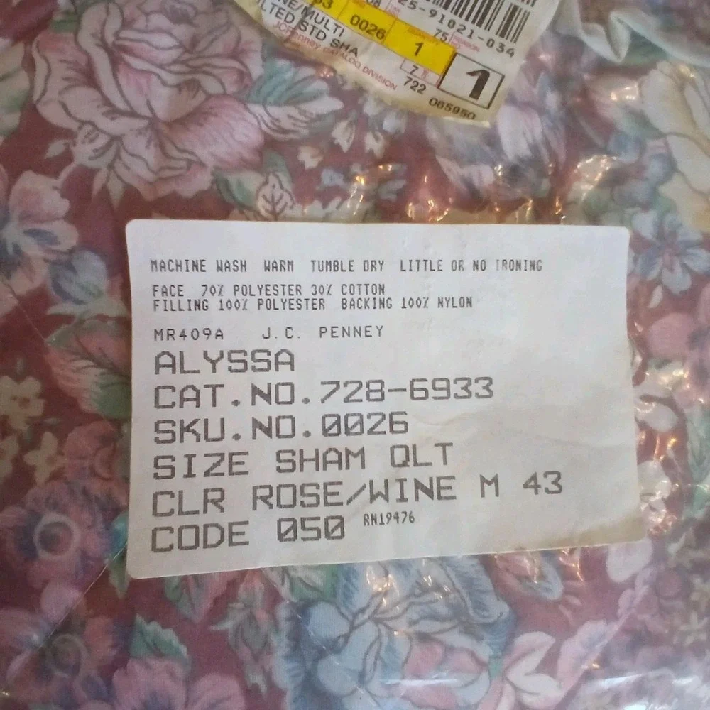 J. C. Penney mauve vtg jc