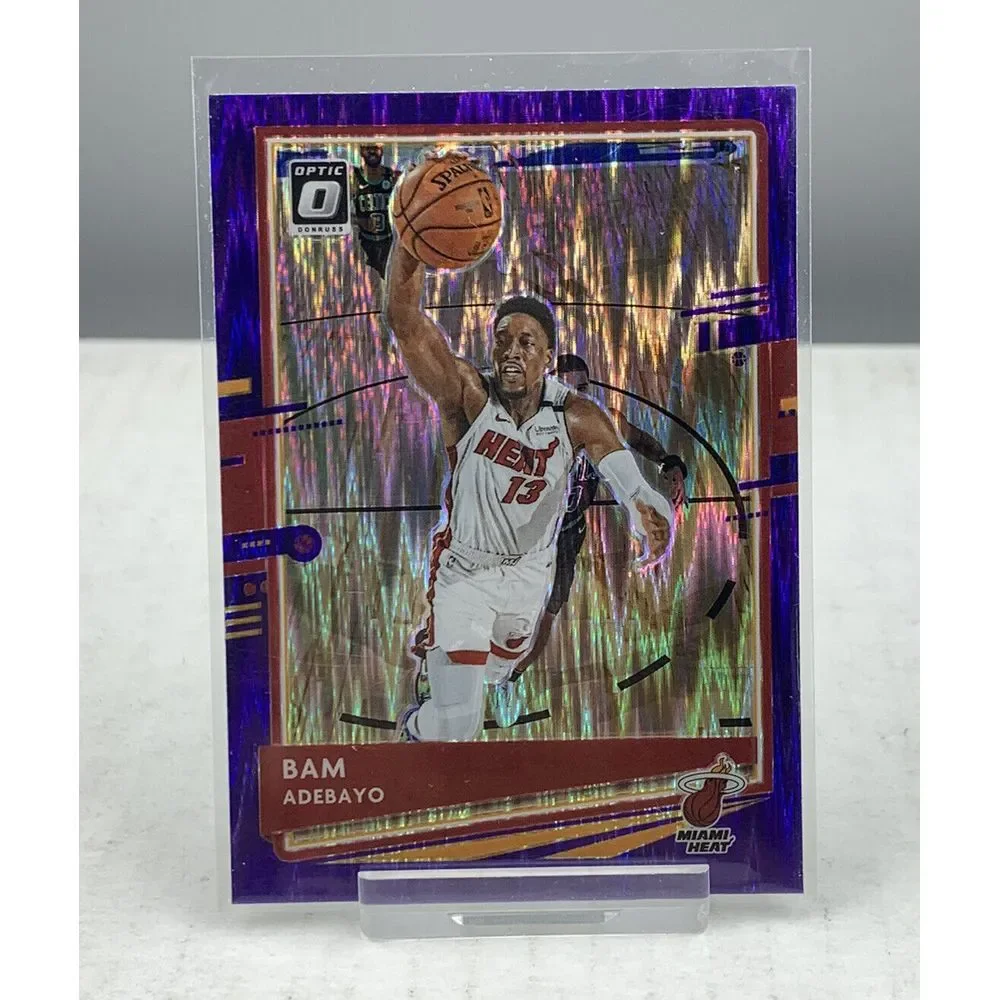 2020-21 Bam Adebayo - Donruss Optic Purple Shock‎ Prizm #52 - Miami Heat