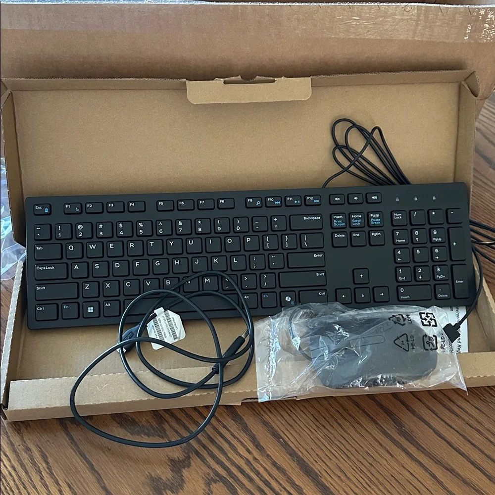Dell mouse into keyboard