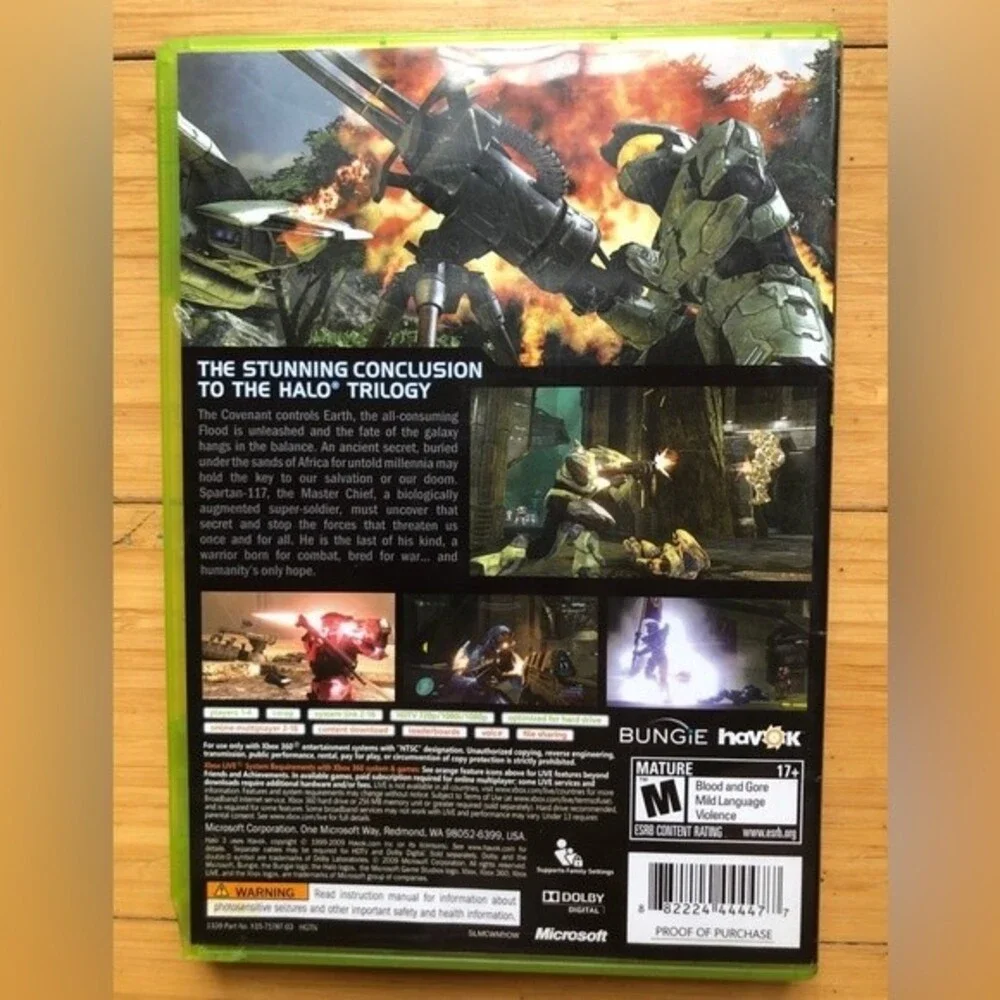 Microsoft halo xbox