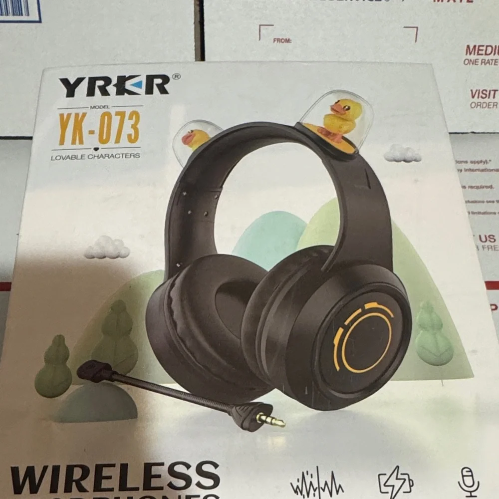 YK-073 Black Wireless Gaming Headset