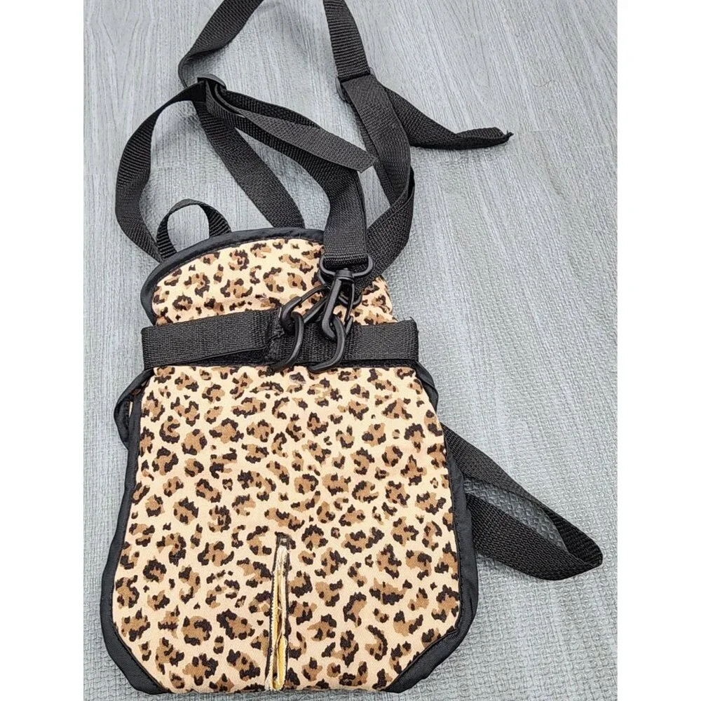 Leopard Animal Print Pet Pouch Carrier Sling Bag Dyanne Inc Small Dog Cat