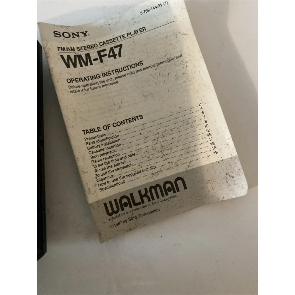 Sony walkman wm