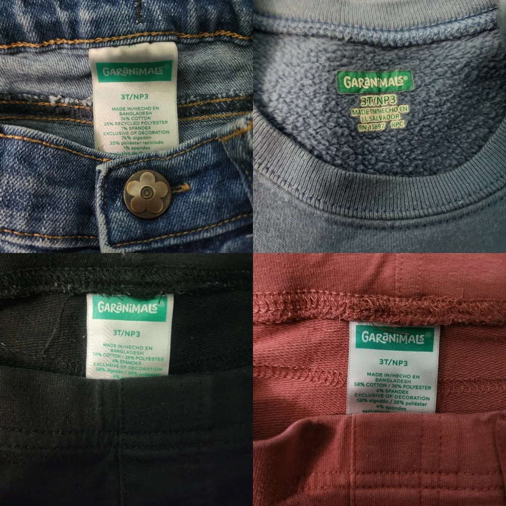 Garanimals brand size