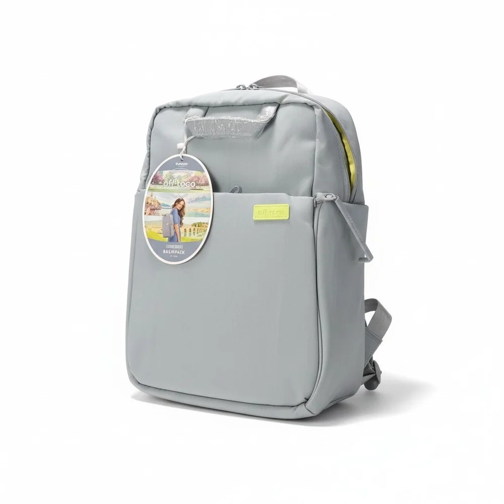 Elecom Off Taco Backpack In Icy Blue NWT Very Nice Bag! Adjustable Straps (A-19)