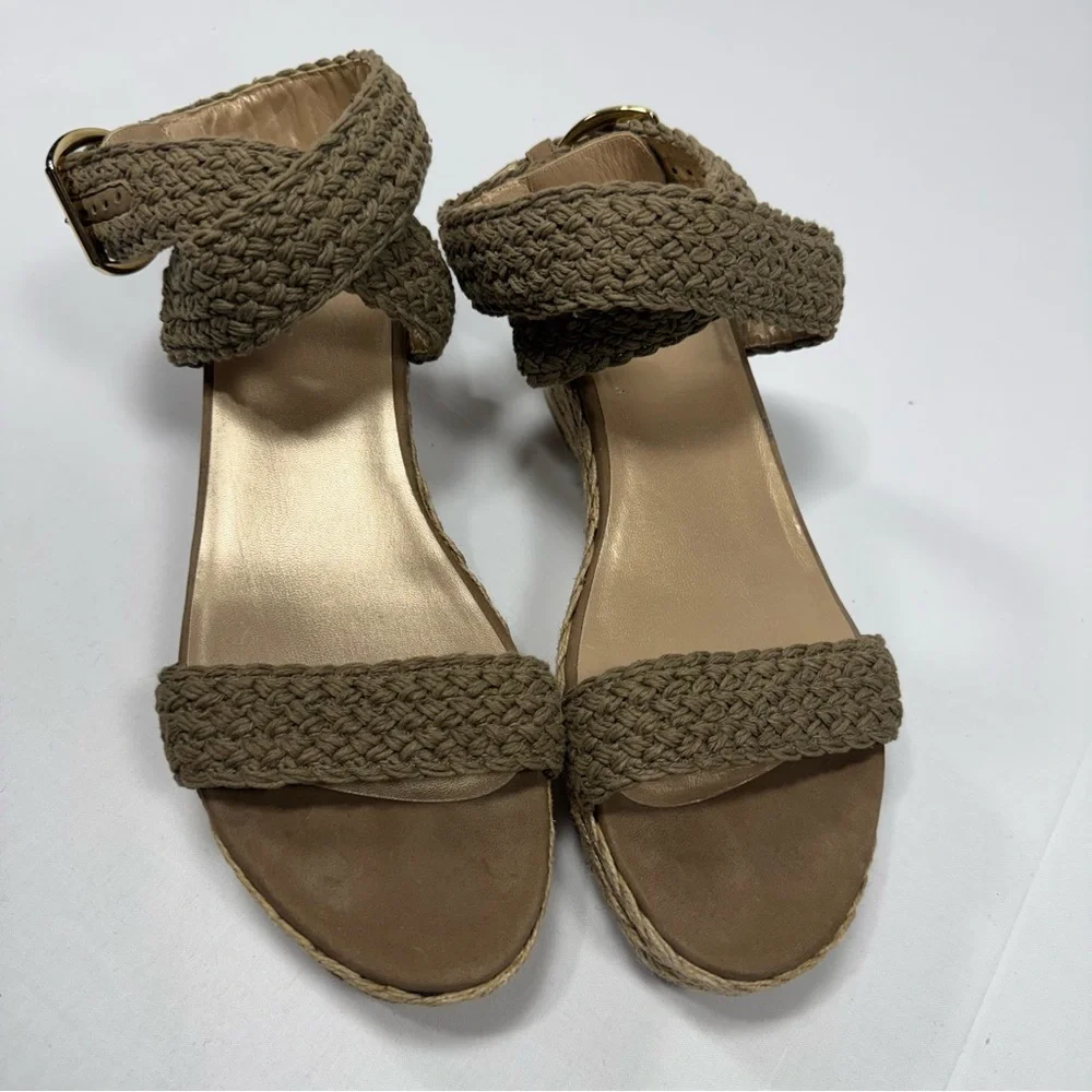 Stuart Weitzman crochet espadrille