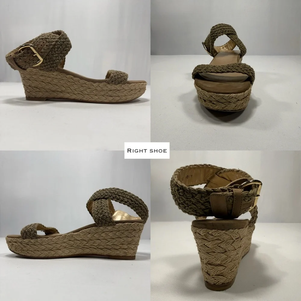 Stuart Weitzman crochet espadrille