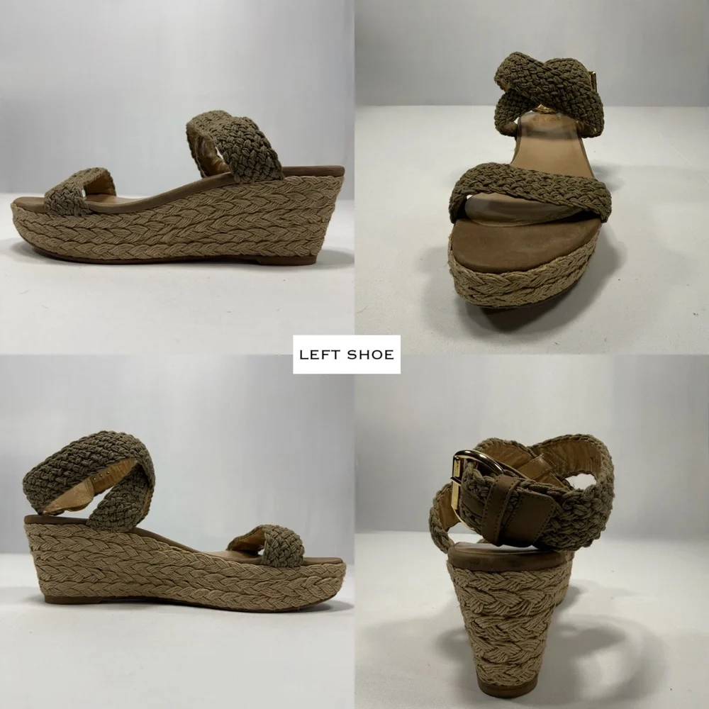 Stuart Weitzman crochet espadrille