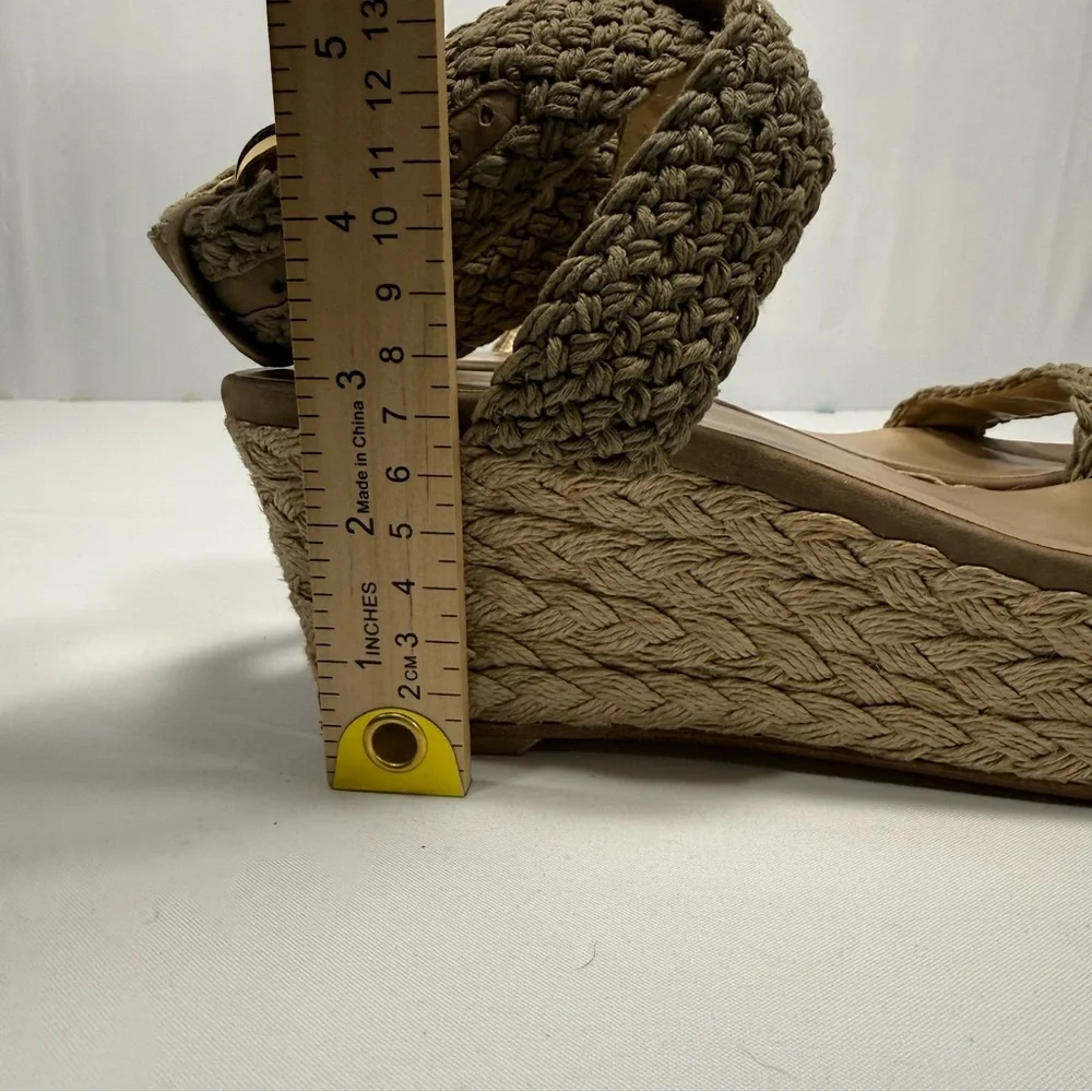 Stuart Weitzman crochet espadrille