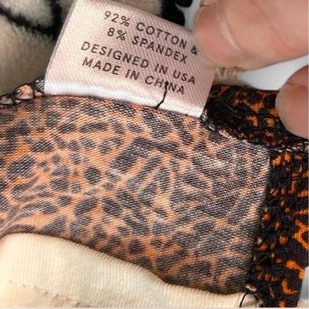 Leopard Print Face Mask - Orange and Black