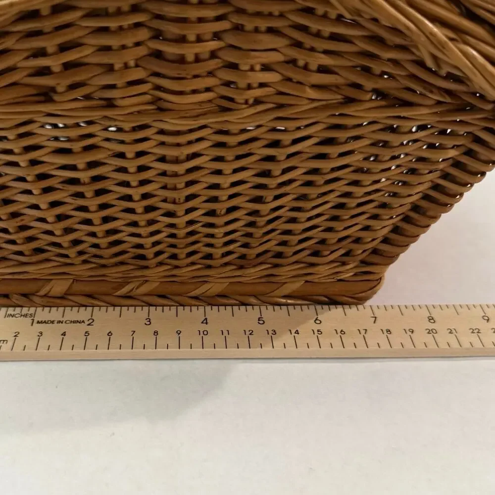 Vintage wicker basket