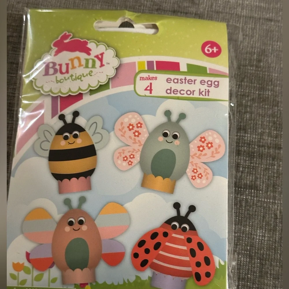 Easter Bundle 8 New Items Egg Hunt Supplies Banners Gel Clings Fun Eggs & more