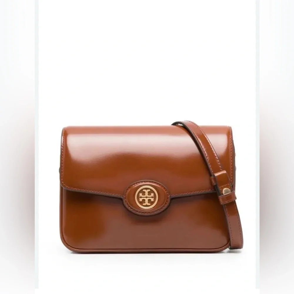 Tory Burch sleek cognac
