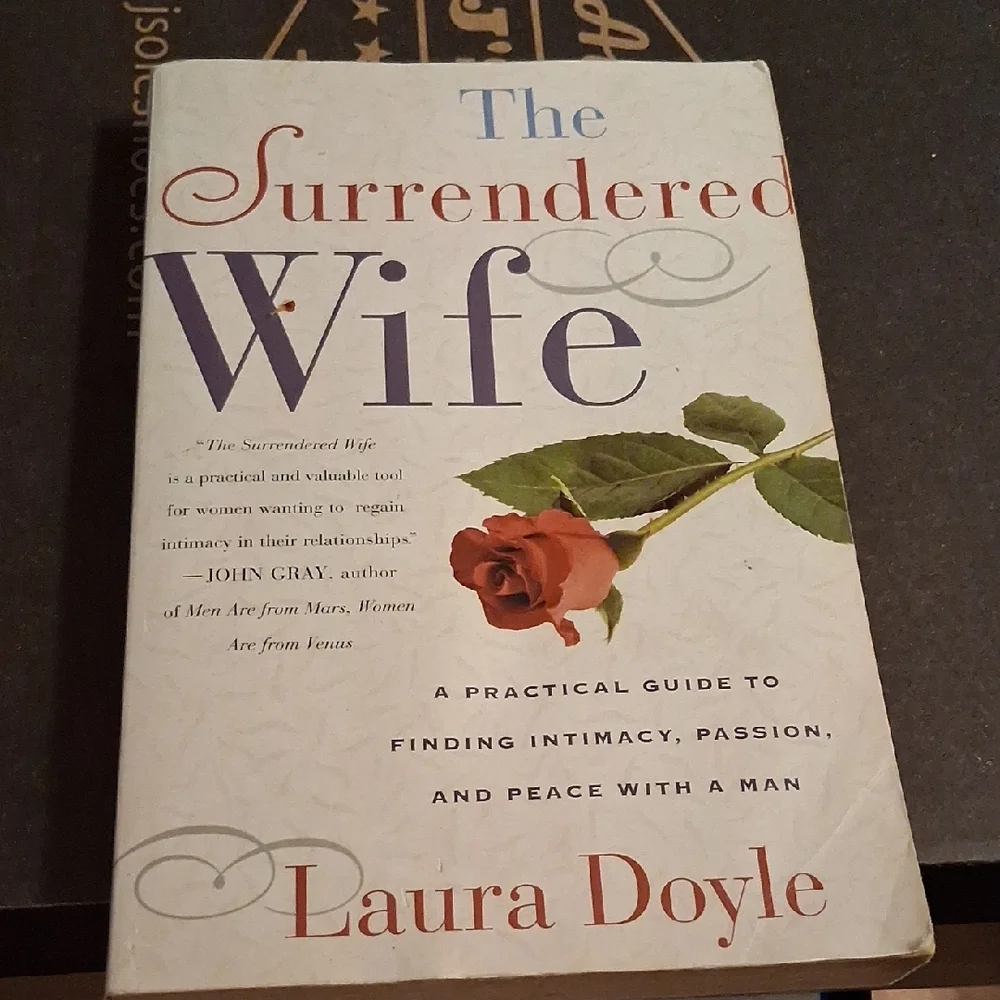Laura Doyle The Surrendered Wife - White Cover with Red Rose