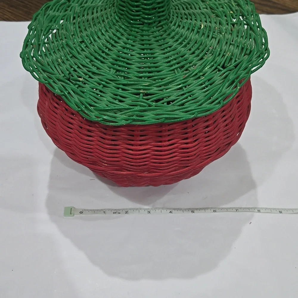 Vintage strawberry wicker
