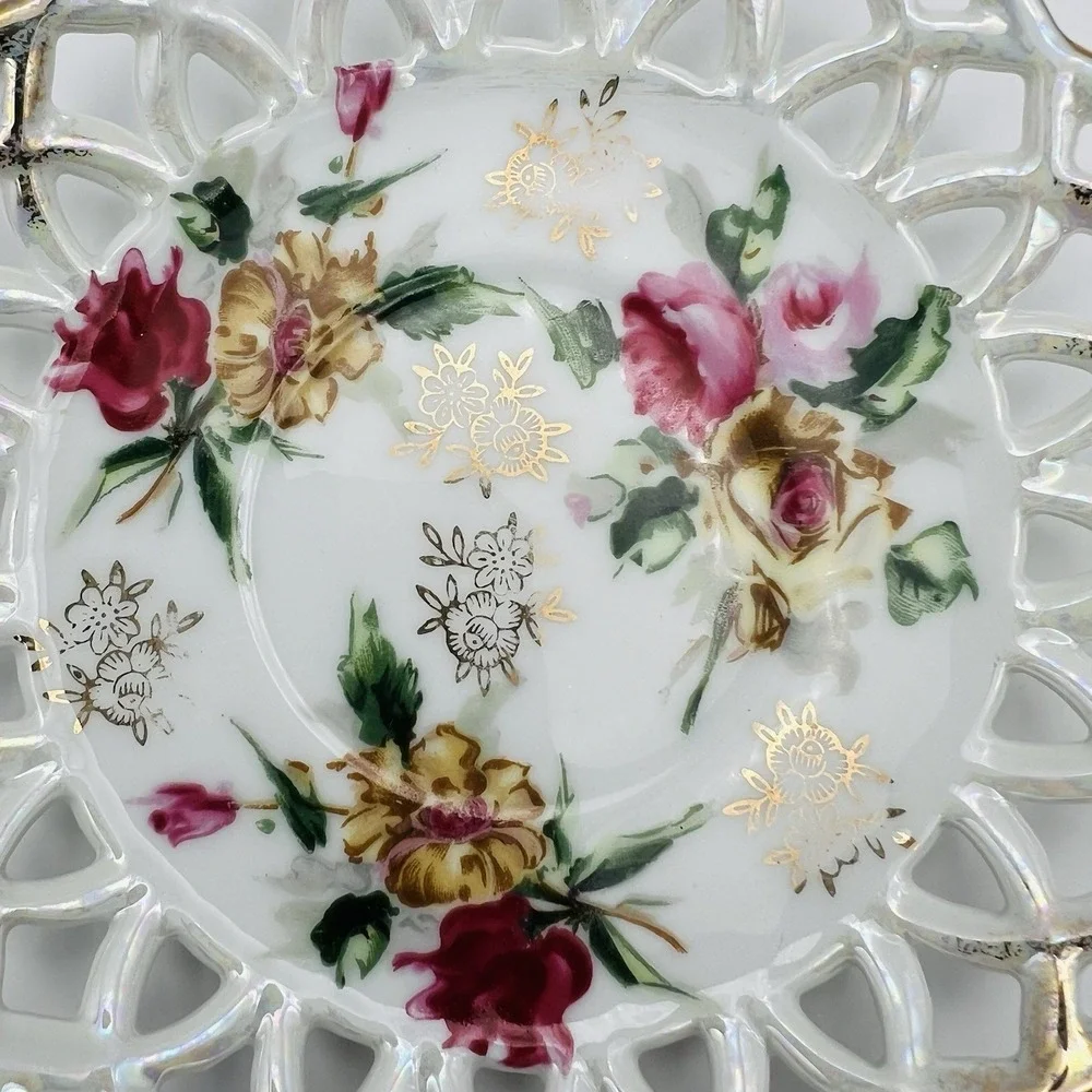 Unmarked delicate saucer