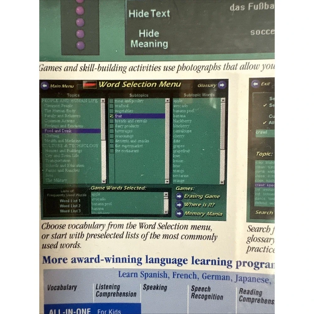 Dragon Speech pronunciation box german