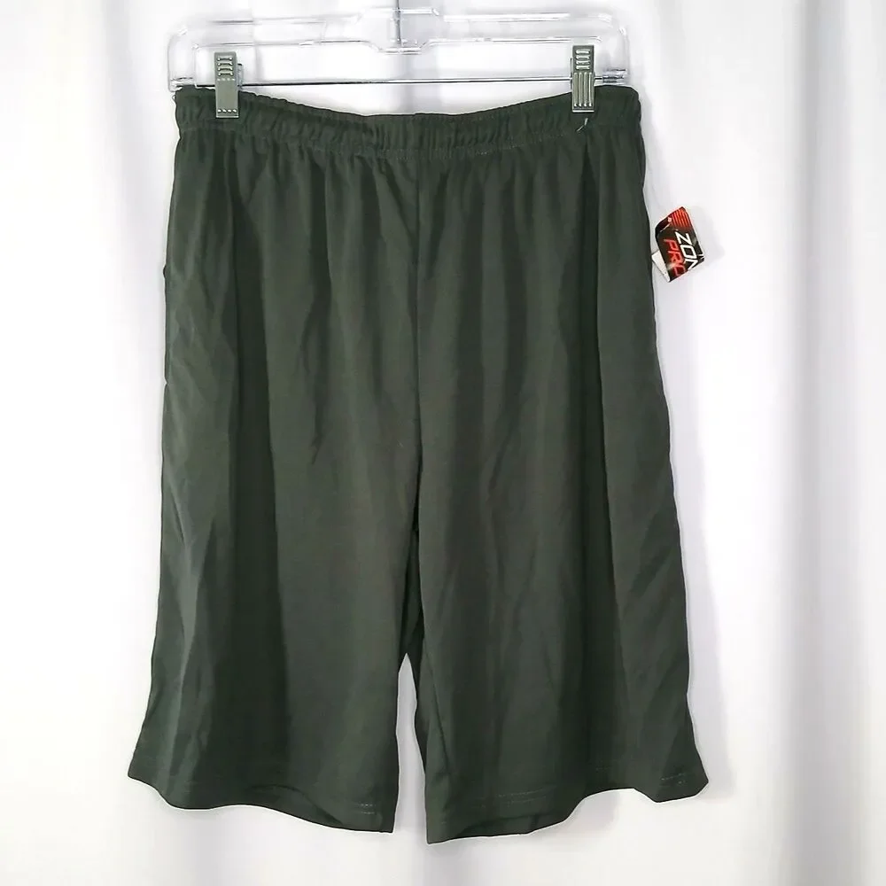 Zone Pro Athletic Basketball Shorts Lghtwt Pockets Drwstring Gray NWT Mens Small