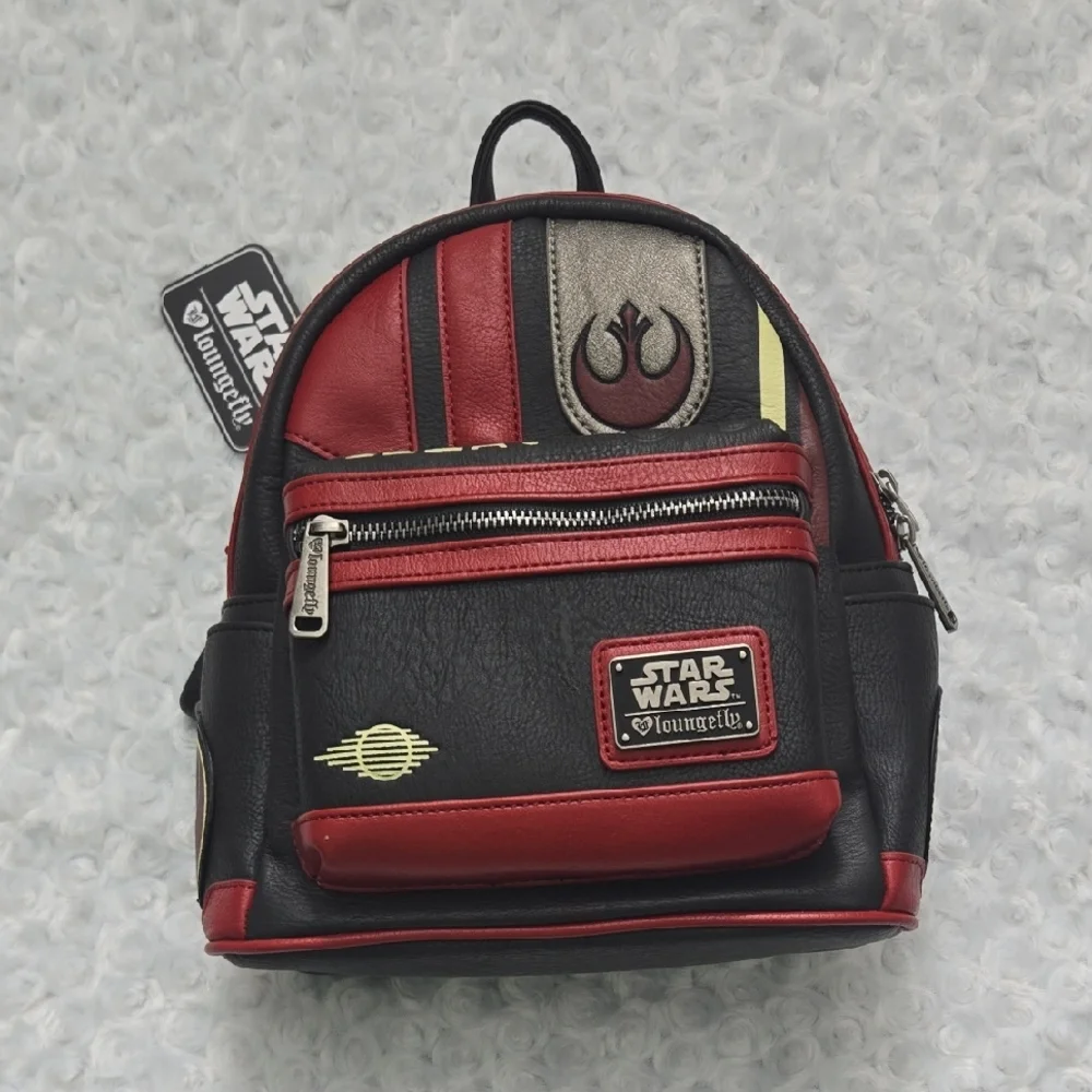 Disney Star Wars Black & Red Mini Backpack by Loungefly
