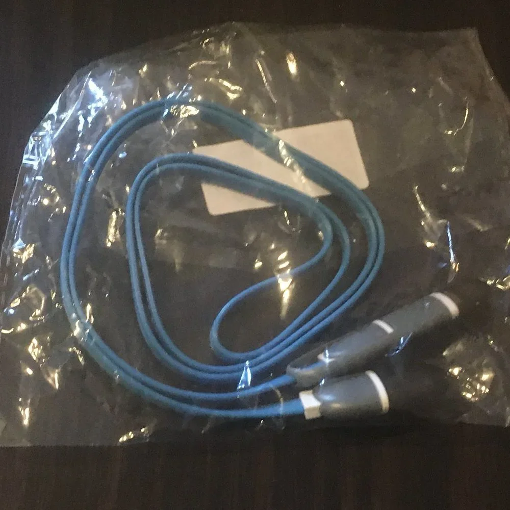 Micro USB Cable 2 in 1 Blue 1M