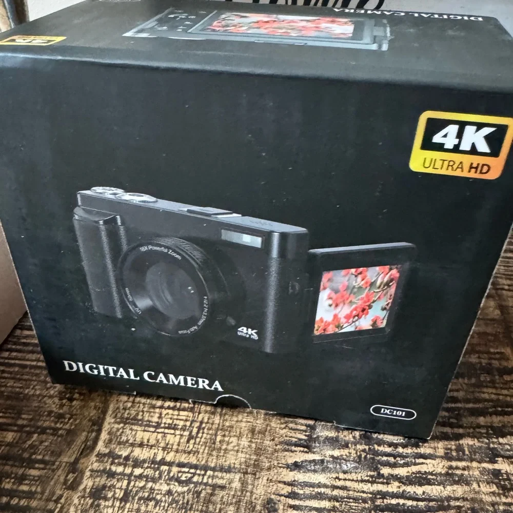 4K Ultra HD Digital Camera White NEW