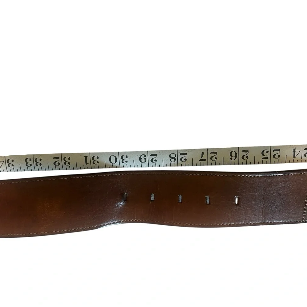Paul Stuart Brown Leather Women's Belt