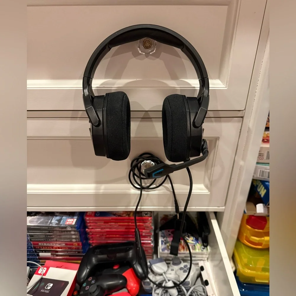 Black Wired Gaming Headset with Microphone