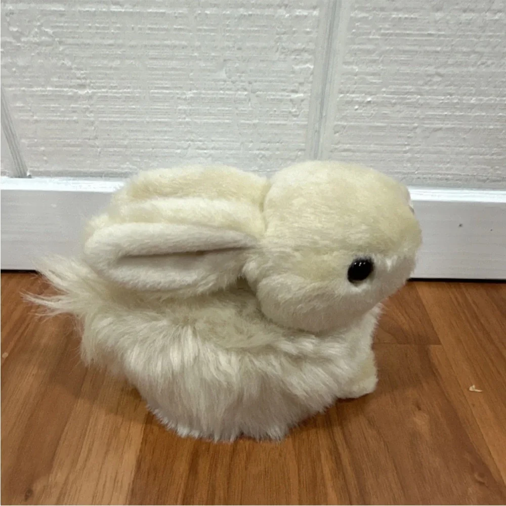 Smart Living Cream Plush Bunny Small Pet Toy