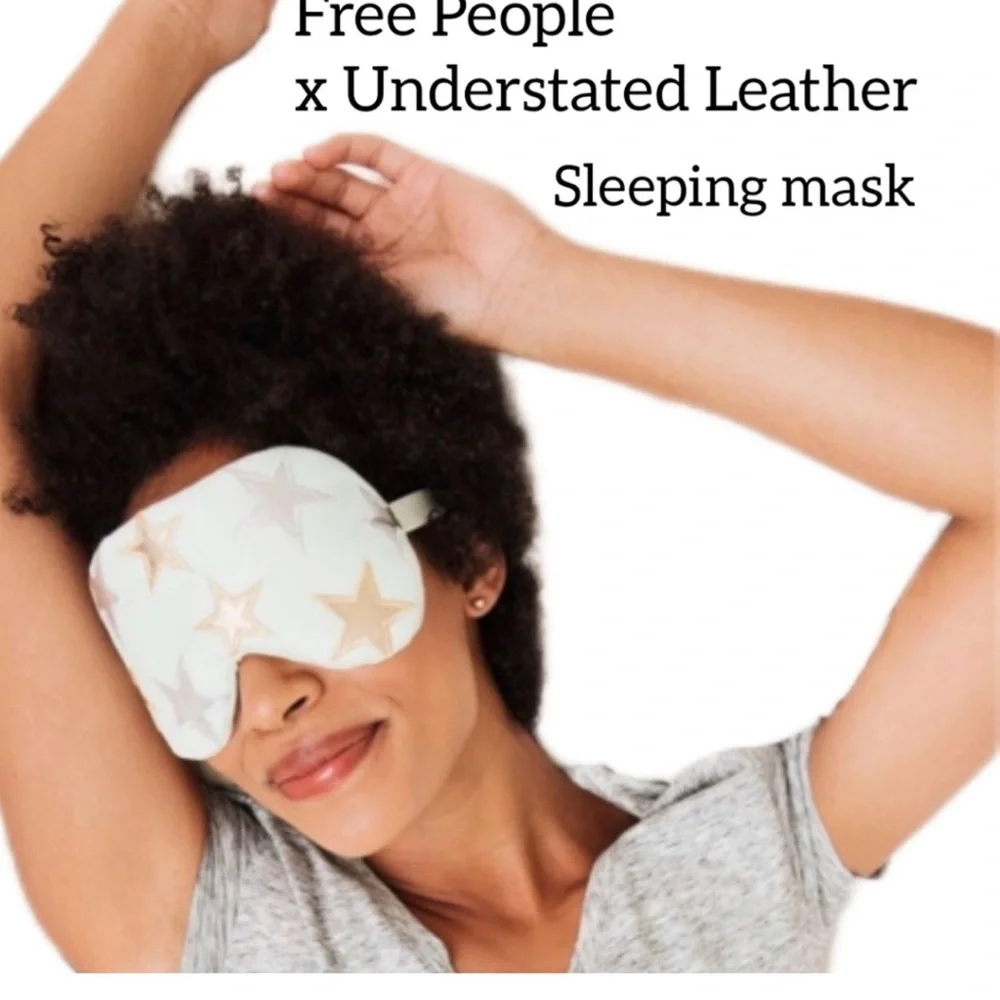 Free People Starry Eye Mask silver NWT