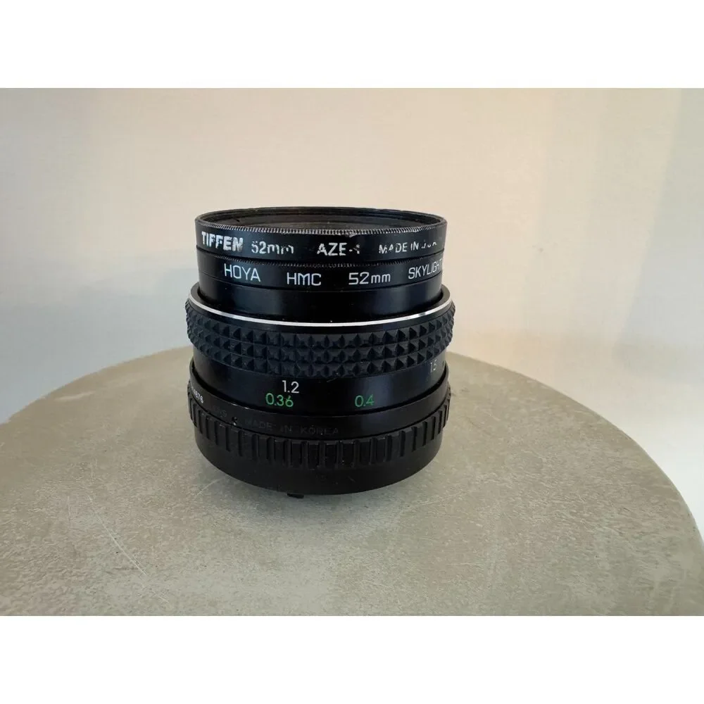 Albinar ADG Lens 52 MM # 928059 F=28mm 1:28 with Tiffen filter and Hoya Filter