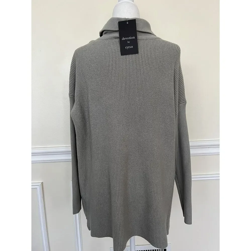 Cyrus cowlneck tunic