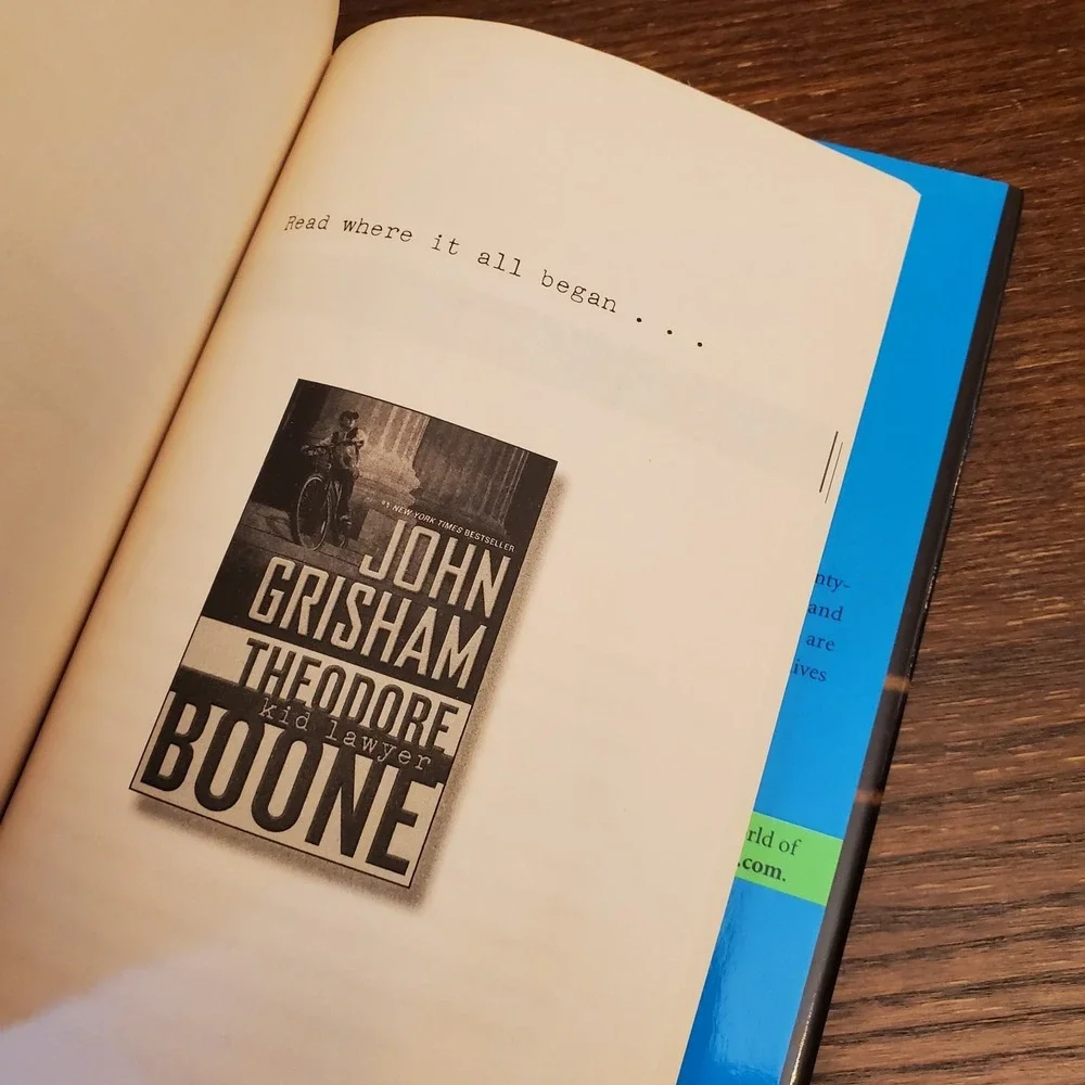 John Grisham Theodore Boone 3 Book Set HC Kids Lawyer Accused Fugitive NEW