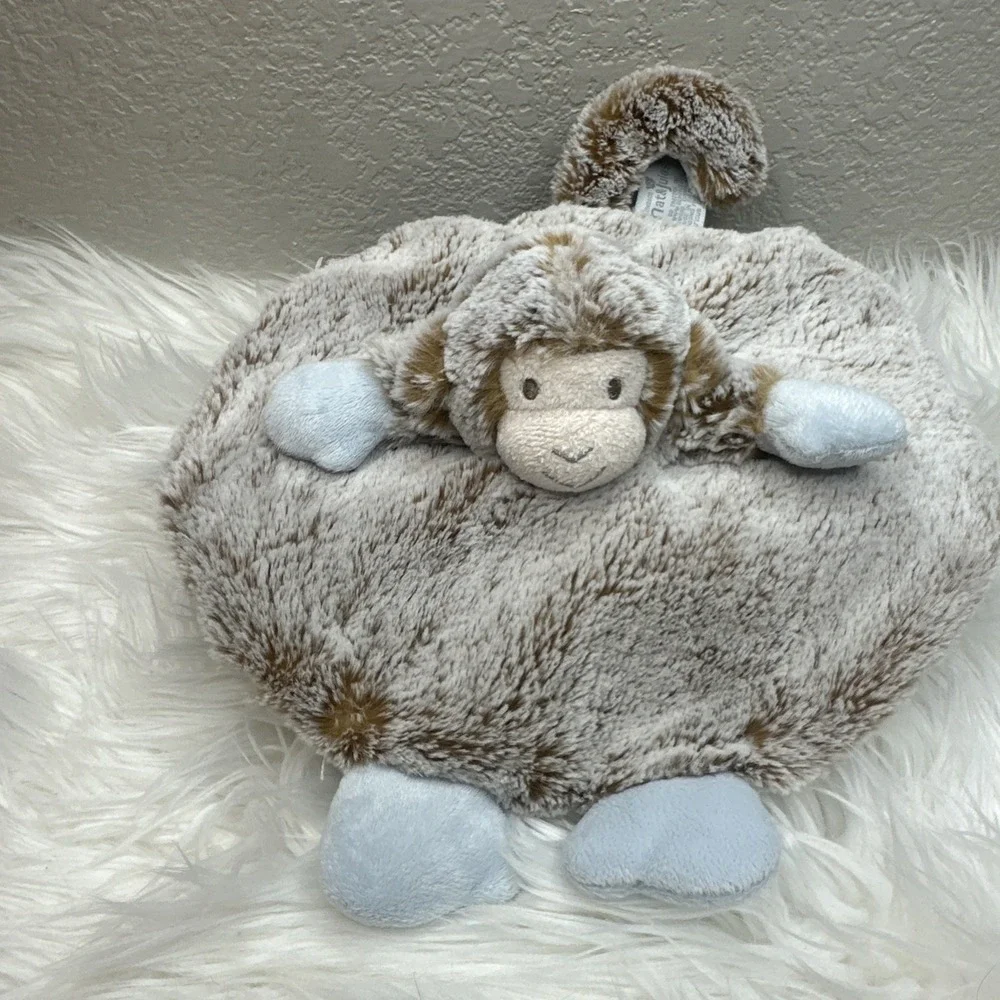 $27‎ 🌙 NWT Demdaco Nat & Juels Round Monkey Security Blanket/Lovey