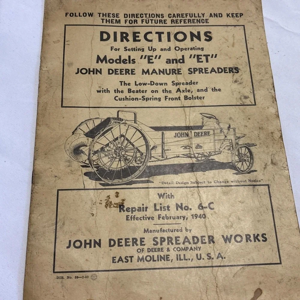 John Deere vintage mixed