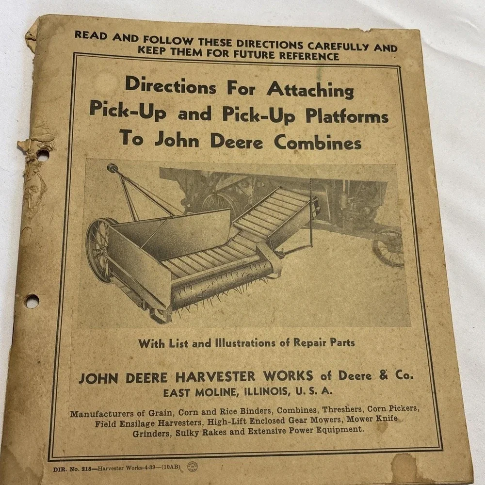 John Deere vintage mixed