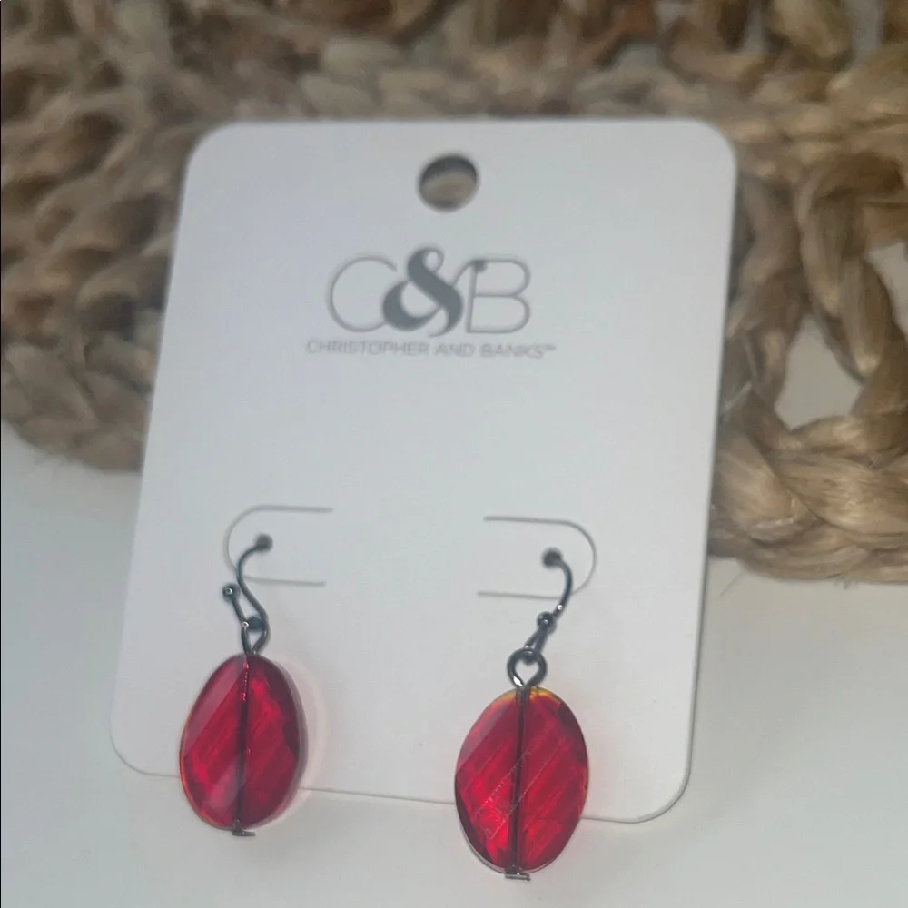 Christopher & Banks bright red