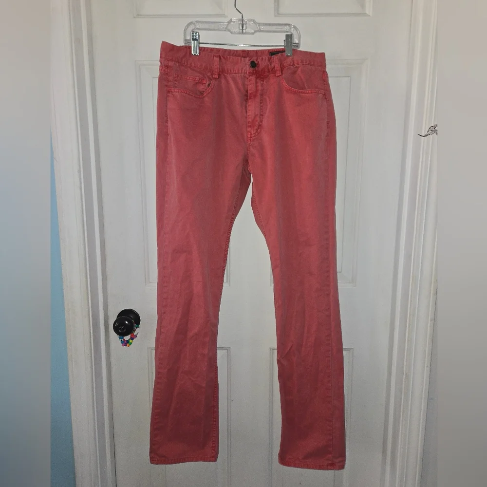 Vineyard Vines Red Mens 5 Pocket Pant 32 X 34