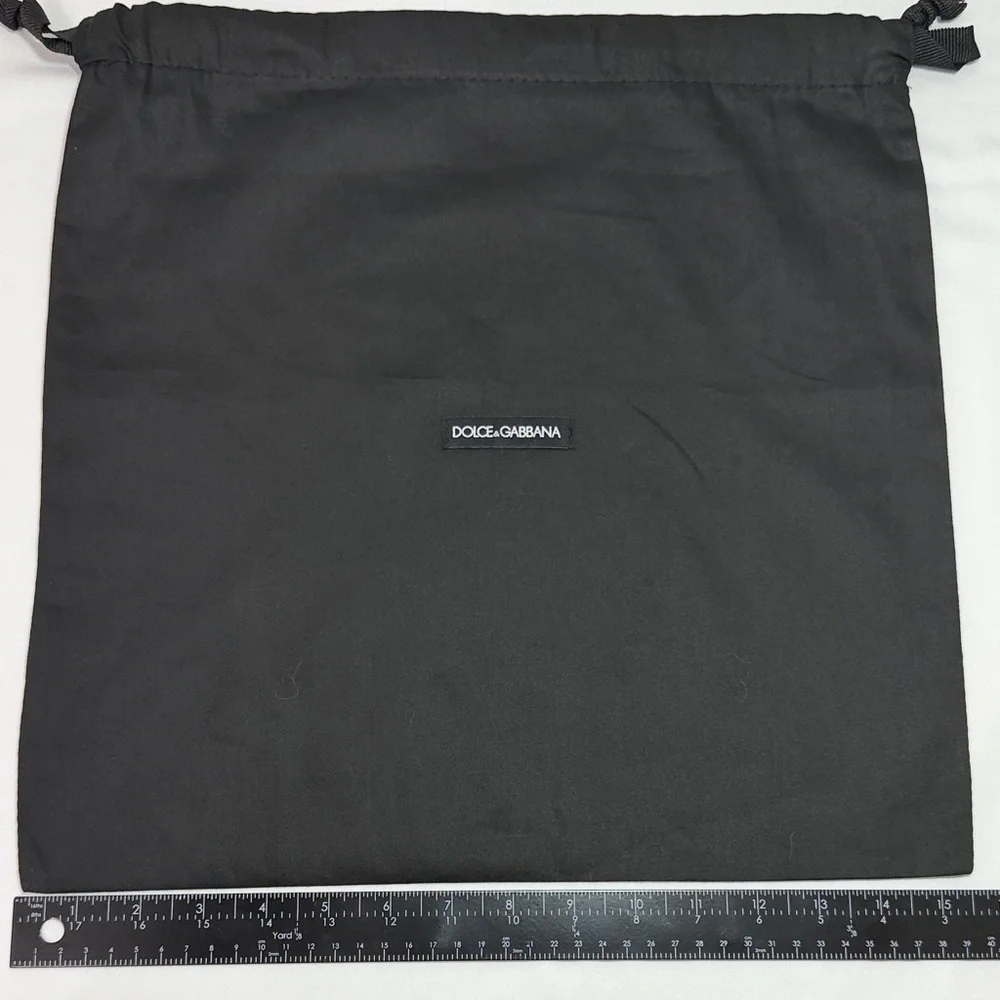 Dolce &‎ Gabbana Classic Black Drawstring Dust bag