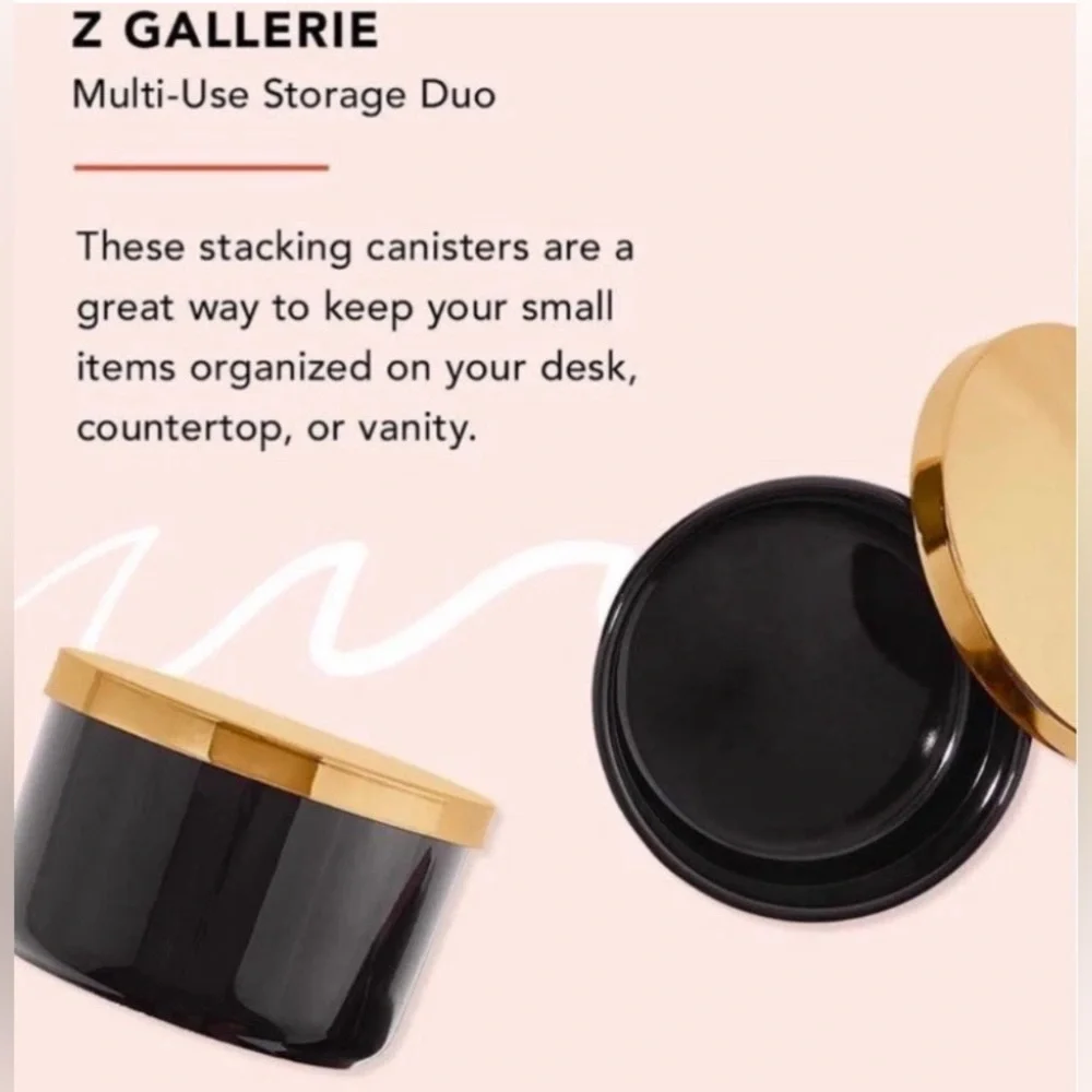 Z Gallerie-Multi Use Storage Duo-Set of 2-4