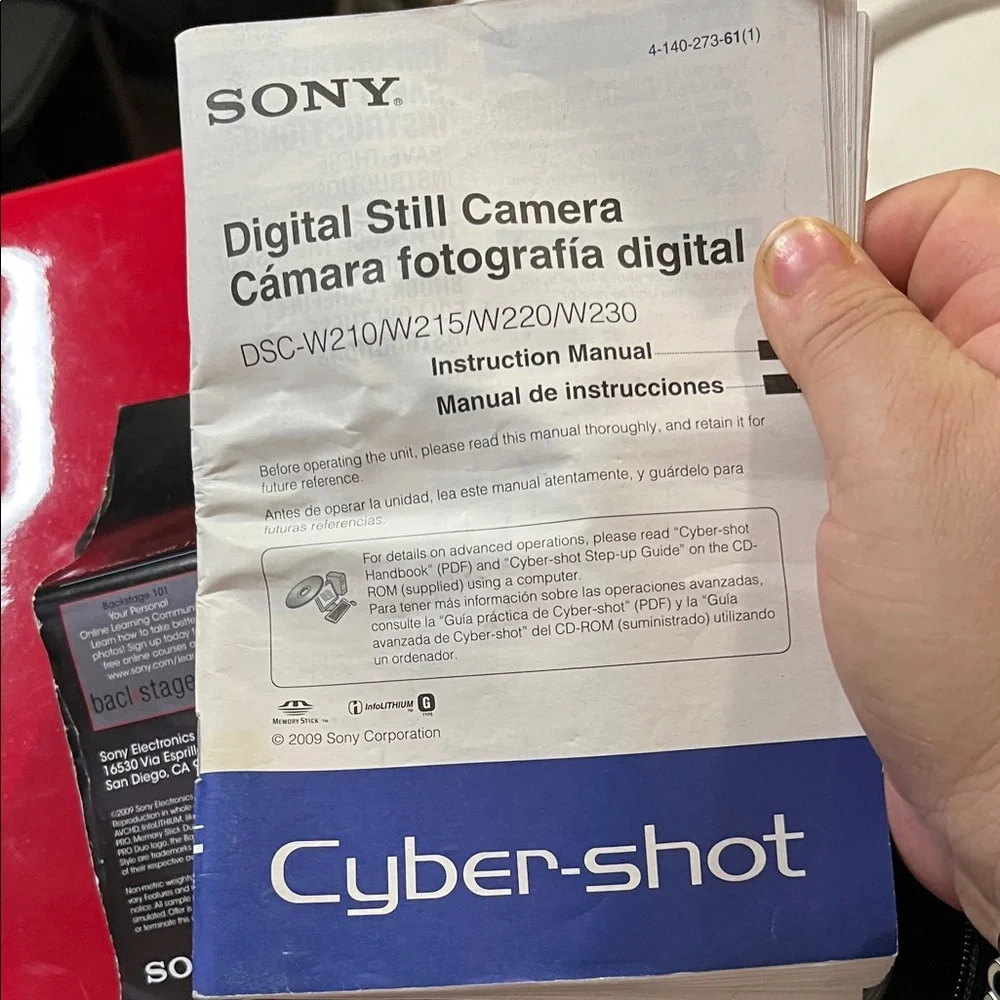 Sony compact digital