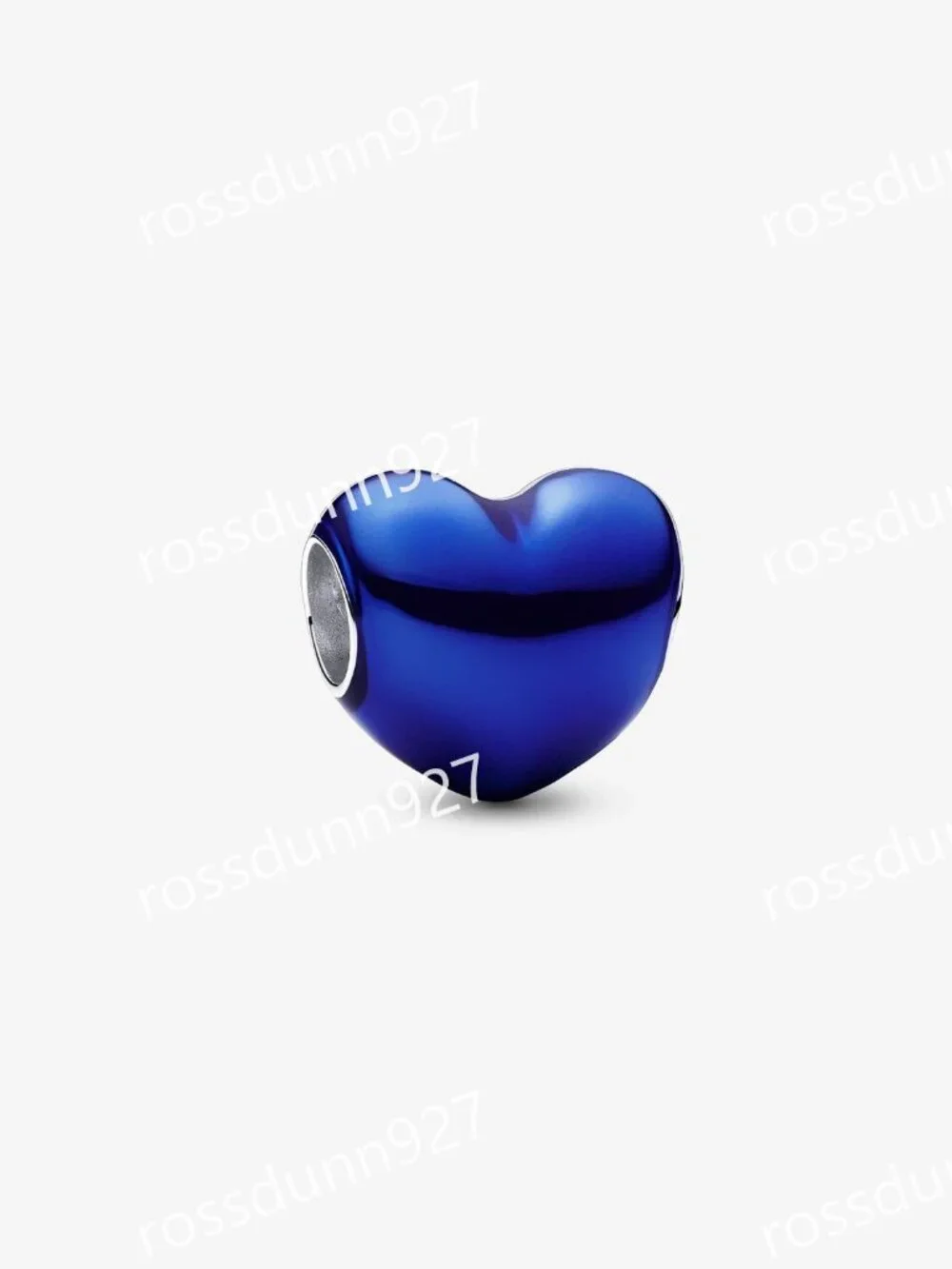 Pandora Metallic Blue Heart Charm