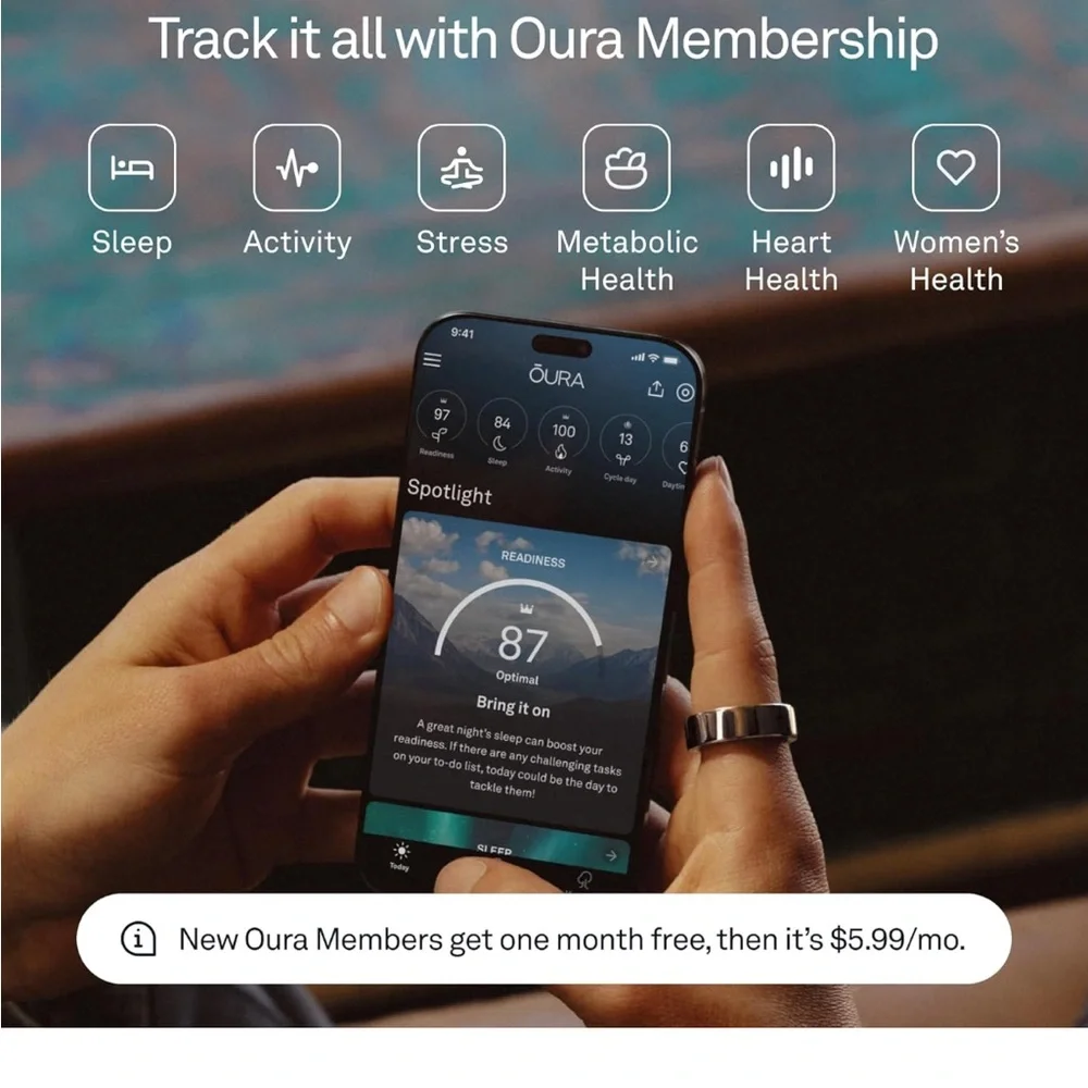Oura ring sleek