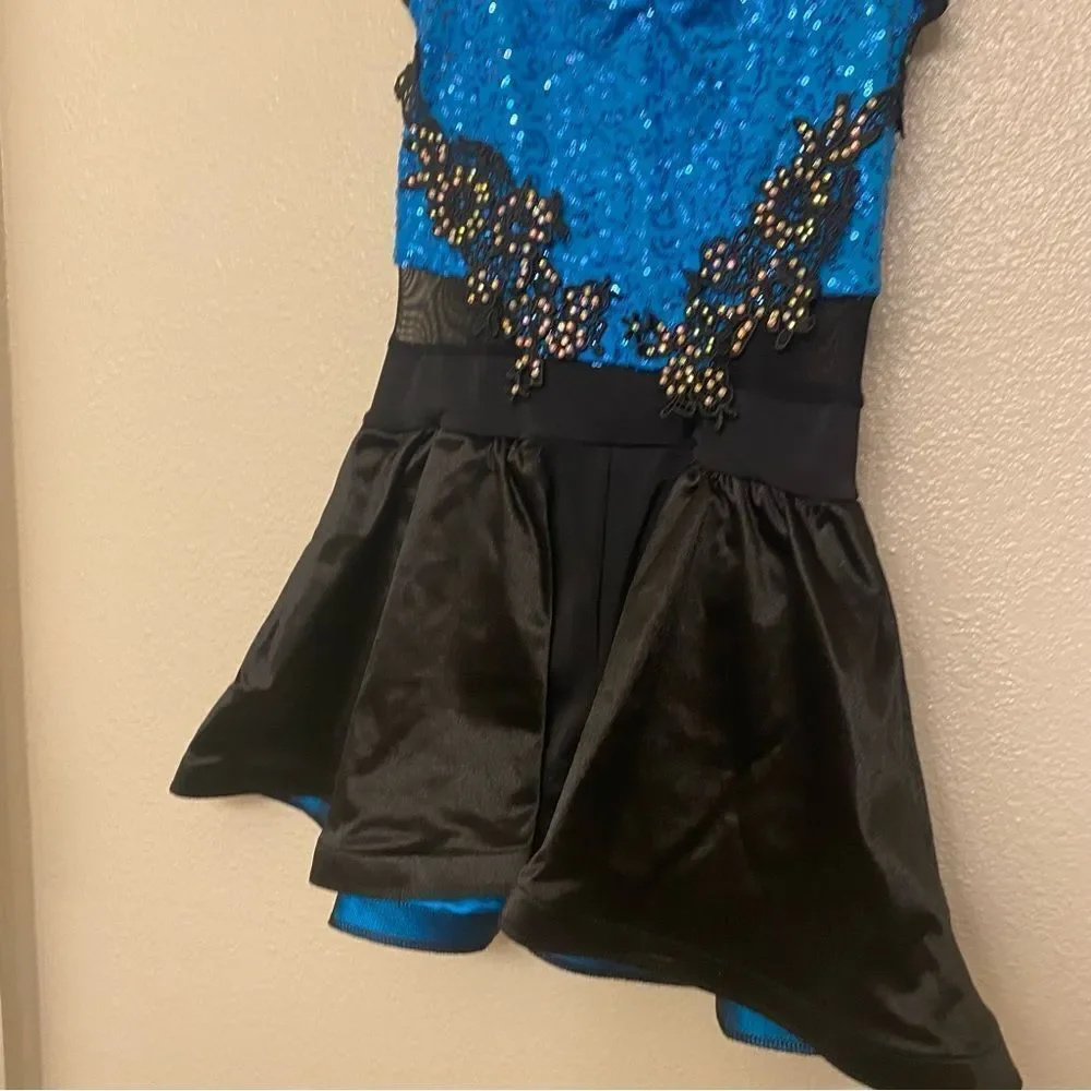Weissman dance costume blue