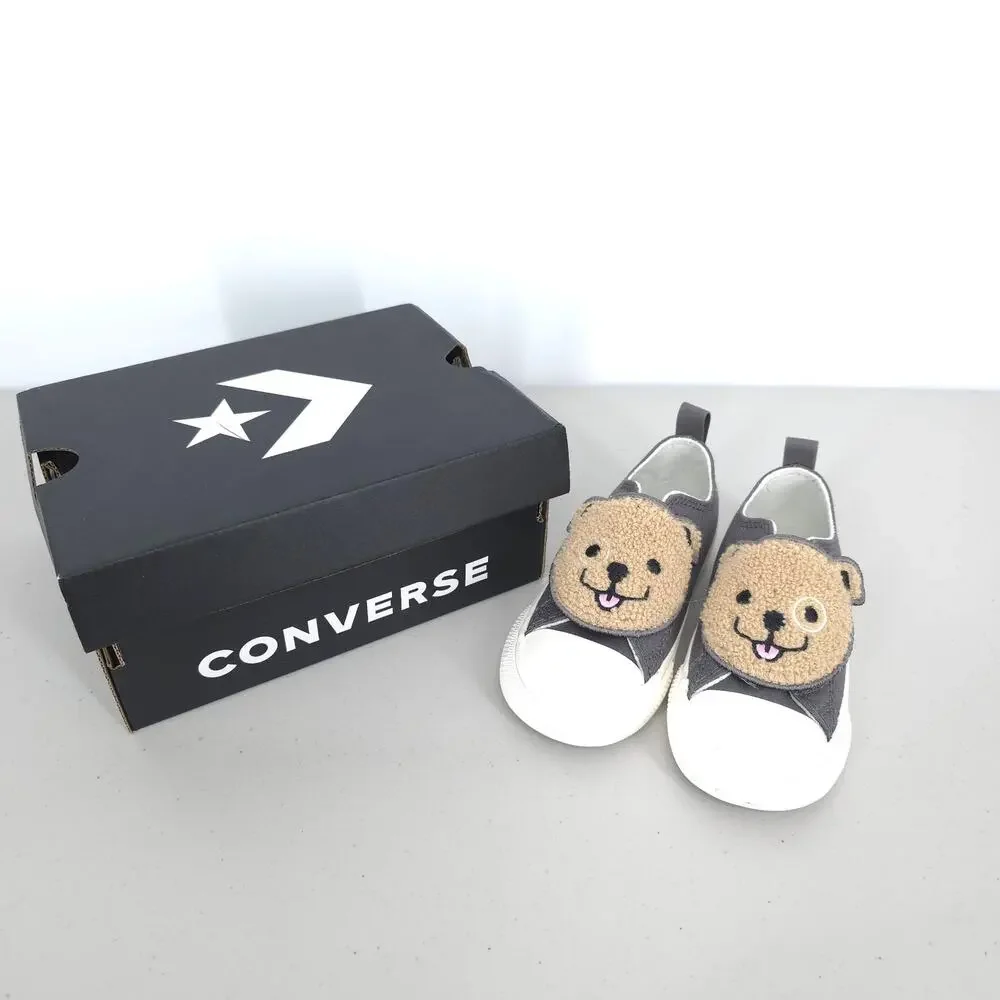 Converse Chuck Taylor All Star Toddler Sherpa Bear Shoes Infant Size 7